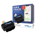 YUKAtrack Elektronisches Fahrtenbuch, Finanzamtkonform, OBD2 Stecker inkl. 12 Monate Lizenz mit SIM Karte und Datenflat, Europaweite LIVE GPS Ortung, Ohne ABO, Auto, LKW, Transporter