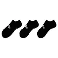 Nike - Sportswear Everyday Essential No Show 3-Pack - Multifunktionssocken 38-42 - EU: 38-42 schwarz