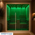 Sanotechnik Infrarotkabine Carbon 2, Natur, 180x195x150 cm, Freizeit, Wellness, Infrarotkabinen