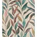 Rasch Vliestapete "Fiesta", 6x 0,53 m (LxB), selbstklebend, modernes Blattmuster, blau/grün - beige