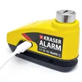 KR7Y Motorrad Bremsscheibenschloss mit Alarm 110 dB Wiederaufladbar USB-Kabel...