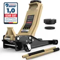 Wagenheber 3T flach Hydraulisch Rangierwagenheber Autoheber 75-505mm Beige