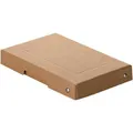 Falken Aufbewahrungsbox Pure Box Nature, 0,5 Liter, mit Deckel, Pappe, braun, A6, 12 x 18,5 x 2,5cm