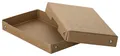 FALKEN PURE Aufbewahrungsbox 310 Blatt natronbraun 12,0 x 18,5 x 2,5 cm, 1 St. 22001824000F