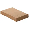 Original Falken PureBox Nature. Made in Germany. 25 mm hoch DIN A6. Aufbewahrungsbox mit Deckel aus stabilem Karton Vegan Geschenkbox Transportbox Schachtel Allzweckbox
