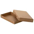 FALKEN PURE Aufbewahrungsbox 310 Blatt natronbraun 12,0 x 18,5 x 2,5 cm, 1...