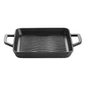Napoleon Grillpfanne aus Gusseisen mit Griffen, 25 x 25 cm