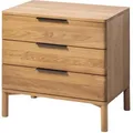 Woodek Kommode, Beige, Holz, Echtholz,Eiche, 70x68x45 cm, FSC 100%, Wohnzimmer, Kommoden & Sideboards, Kommoden