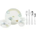 Villeroy & Boch Kindergeschirrset Walk Elephant, Mehrfarbig, Keramik, Elefant, 13.5x24x26.5 cm, lebensmittelecht, schadstofffrei, wiederverwertbar, Füttern, Kindergeschirr
