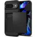 Handyhülle für Google Pixel 9 / 9 Pro Spigen Case Cover Futeral Tasche Schwarz