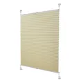 Lichtblick Plissee, Klemmfix, verspannt, 80x130 cm, creme - beige