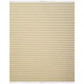 Roomy Plissee Plissee Klemmfix, ohne Bohren, verspannt, Klemmbar beige 80 cm x 130 cm