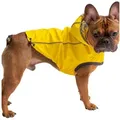 GF Pet Hunderegenmantel Elastofit Regenmantel für Hunde, gelb, M gelb M