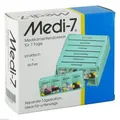 2x MEDI 7 Medikamentendos.f.7 Tage türkis 1 ST