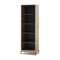 Vicco Bücherregal Eliza, Viking Oak, 60 x 180 cm mit 5 Fächern, zur Aufbewahrung von Büchern und Dekoration geeignet