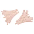 Bigjigs Rail 3-Wege Weiche Holzschienen (Pack von 2) (US IMPORT)