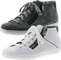 Rieker L9427 Damen Schnürschuhe Schnürboots Halbschuhe, Größe:40 EU, Farbe:Weiß