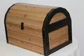 Schatztruhe aus Holz  60cmx 40cmx 42cm, Schatzkiste Truhe Holztruhe Holzkiste