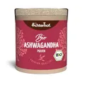 Ashwagandha Pulver BIO 50g | fein gemahlene Ashwagandhawurzel | in Bio-Qualität | 100% naturrein | ideal zur Zugabe in Smoothies, Säfte, Goldene Milch, Moon Milk & Co | vom Achterhof
