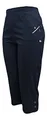 Kurze Hosen Damen Sommerhosen Bermuda 7/8 Schlupfhose leichte Stoffhose angenehme Caprihose mit Taschen (52-54, Marine)