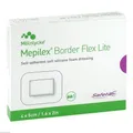 2x MEPILEX Border Flex Lite Schaumverband 4x5 cm 10 ST