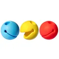 MOLUK MOX Spielball, 3er Set, innovatives Spielzeug aus Silikon, Lernspielzeug ab 0+ Monaten