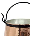 CopperGarden Kupferkessel 10 Liter verzinnt Hexenkessel Kupfertopf Feuerzange