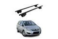 OMAC Dachträger für Opel Zafira B Typ A05 Stahl Gepäckträger Schwarz (2-St), Wasserbeständig,Abnehmbar,Multifunktional,Leichtgewichtig