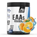 All Stars EAA Powder Fresh Orange I Aminosäuren hochdosiert I 420g Pulver mit 10.000mg EAAs pro Portion I BCAA Supplement mit L-Leucin + L-Valin + L-Isoleucin I Shake zuckerfrei