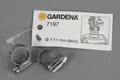 GARDENA Schlauchschelle Stahl-Schlauchklemme 7-11mm Schlauchbefestigung K2-1B