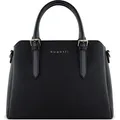 Bugatti Handtasche Ella Saffiano Bowling Bag M 30 x 12 x 23 - Schwarz