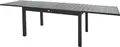 di volio Gartentisch GALIPO aus Aluminium in Holzoptik, 135–270x90x74 cm – ausziehbarer Terrassentisch für Indoor & Outdoor (Grau)