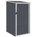 vidaXL Gerätehaus Anthrazit 87x98x159 cm Verzinkter Stahl