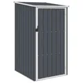 Gerätehaus Gartenschrank Geräteschrank Anthrazit 87x98x159 Cm Verzinkter Stahl