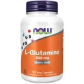 NOW Foods L-Glutamin, 500 mg, 120 vegetarische Kapseln