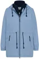 Ulla Popken große Größen Parka 46+ helles blau HYPRAR 2 in1 Jacke