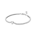 PANDORA Armband Timeless "Funkelndes Herz" silber, Zirkonia 590041C01 PANDORA Armband Timeless "Funkelndes Herz" silber, Zirkonia 590041C01-18 cm