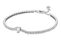 Pandora Tennisarmband Funkelndes Herz Silber