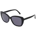 Rodenstock 3323 Damen-Sonnenbrille Vollrand Butterfly Kunststoff-Gestell, schwarz
