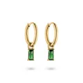 s.Oliver Ohrring - Elegante Creolen aus poliertem Edelstahl - gold - wasserfest & hautfreundlich