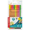 Stabilo Malset Point 88/Pen 68 Neon, 8868/10-1, Fineliner & Filzstifte, farbig sortiert, 10-teilig