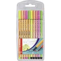 STABILO point 88 Fineliner + Pen 68 Filzstifte 10er Etui Neonfarben Stifte Set