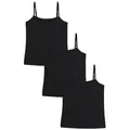 Next Trägertop Trägertops mit Spaghettiträgern, 3er-Pack (3-tlg) schwarz 166-168 (15-16 J.)