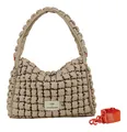 Unio Hamburg x Les Visionnaires Bubble Unio Hobo Schultertasche Toast Neu