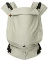 Hoppediz Primeo Babytrage für Neugeborene – Ergonomische Babytrage aus 100% kbA Baumwolle – Bauchtrage, Hüfttrage & Rückentrage – Einfache Babytrage ab Geburt (Elba)