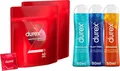 Durex Kondome Gefühlsecht Classic, 2 x 40 Stück + 3 x 50ml Gleitgel Wärmend