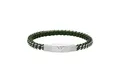 Emporio Armani Lederarmband Schmuck Geschenk Edelstahl, Leder