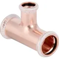 Geberit T-Stück Mapress d= 22x15x15mm, reduziert, Kupfer (T-Verbindung) (77082941)