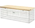 Gabionen Bank bellissa 155 x 55 x 54 cm mit Sitzauflage