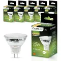 LUMILED LED Lampen Leuchtmittel 6 Stück Set MR11 GU4 2,5W (20W ) 3000K Warmweiß 12V 220 Lumen 120° Abstrahlwinkel Spots warm Reflektorlampen